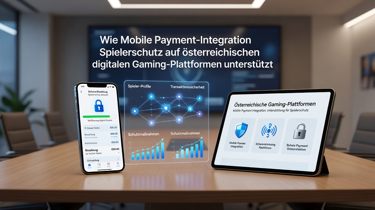 Secure mobile transactions supporting responsible gaming measures in Austria