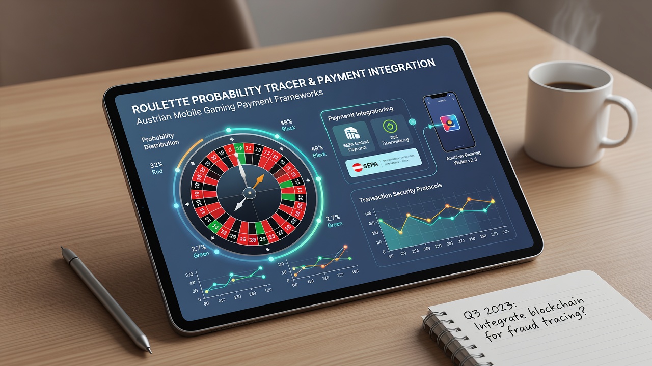 Diagram showing data tracing between roulette probability modules and Austrian mobile payment gateways